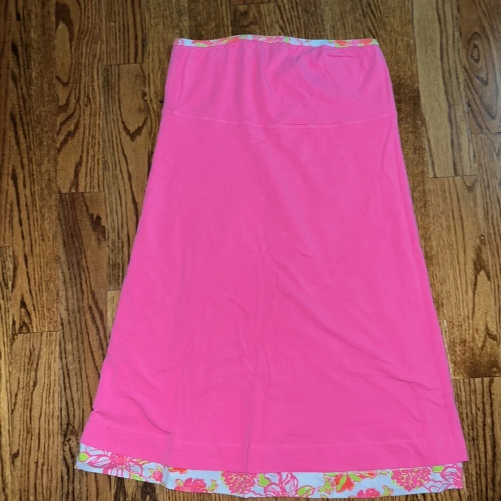 Lilly Pulitzer bikini set in Truly unruly & reversible matching coverup EUC L - Picture 11 of 11